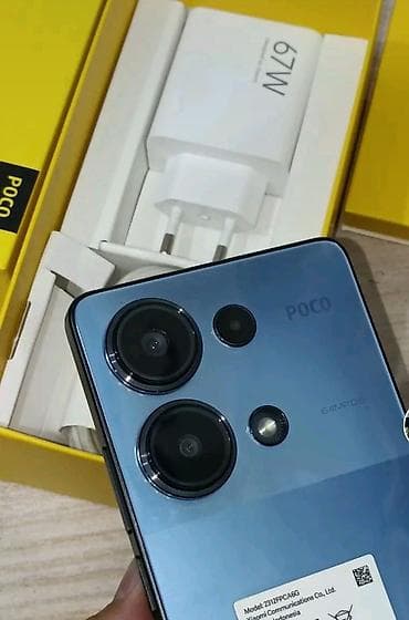 Poco M6 Pro 5G, 256 GB, rəng - Göy, Barmaq izi