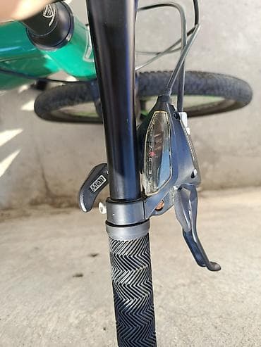 mini velosiped: TƏCİLİ!!! BMX üslubunda dağ velosipedi satılır. Velosiped yaşıl-qara — 3
