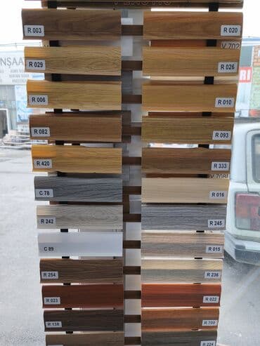 Məhsul: Döşəmə plintusu (PVC/lamin örtüklər üçün) Təsvir: - Material