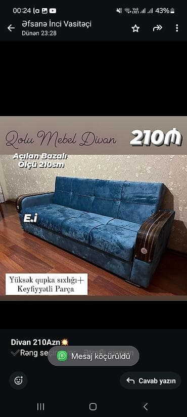 balaca divanlar: Divan, Parça, Bazalı, Açılan, Kitab — 1