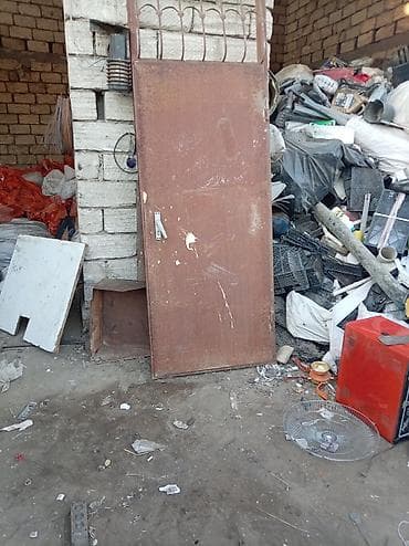 çöl qapisi: Metal qapı və tor dəmir üst hissə - Material: qalın polad təbəqə - — 3