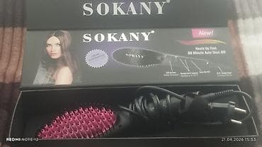 darağlı fen: Sokany saç düzləşdirici daraq - Tez qızma: qısa müddətdə istifadəyə — 3