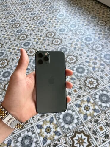 islenmis ventilator: IPhone 11 Pro, 64 ГБ, Matte Midnight Green, Face ID — 2