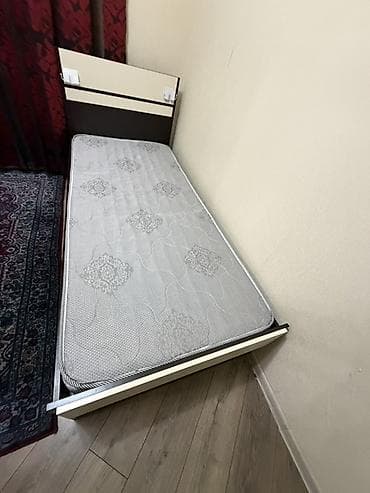 tek adamliq carpayilar: Təknəfərlik çarpayı, Bazalı, Matras ilə, Siyirməsiz — 3