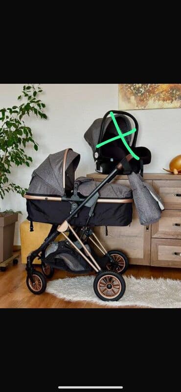 Uşaq geyimi və ayaqqabıları: Çıxarılmayan beşikli araba — 1