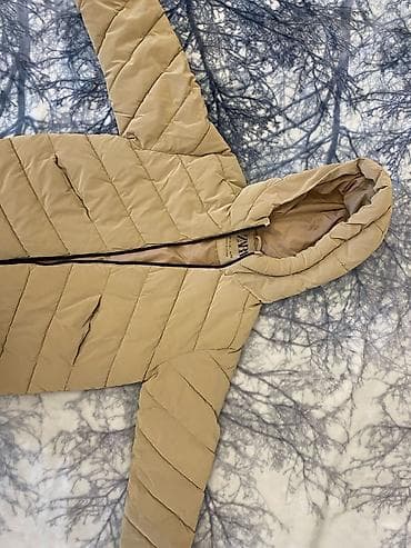 Uşaqlar üçün digər geyimlər: Uşaq üst geyimləri dəsti 1) ZARA kapüşonlu şişmə palto - Rəng: bej - — 2