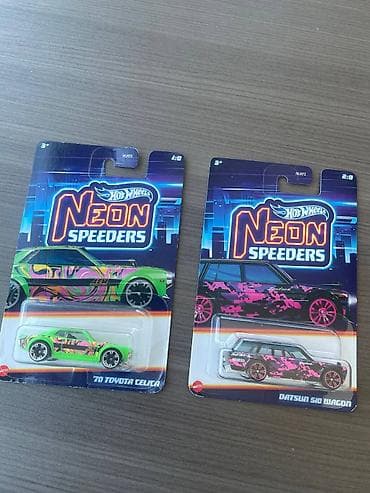 cd disk: Hot Wheels Neon Speeders – 2 ədəd 1:64 miqyaslı kolleksiya maşını — 1