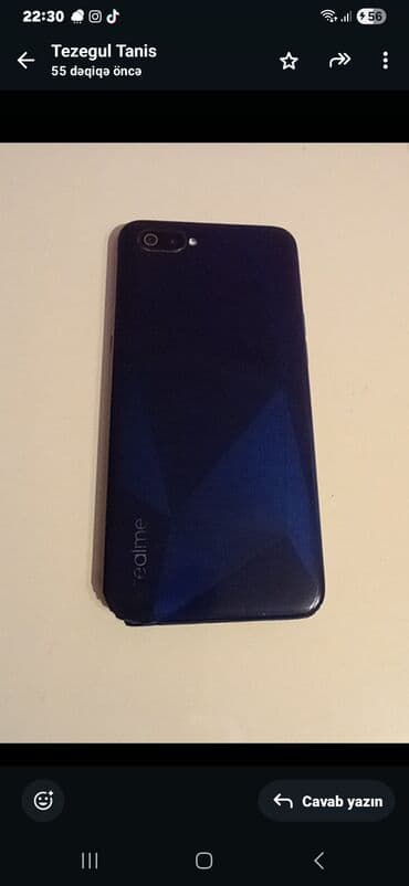 tecno spark 5 pro qiymeti: Realme 32 ГБ, цвет - Синий, Сенсорный — 1