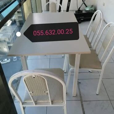 стол для кухни: Для кухни, Новый, Нераскладной, Квадратный стол — 26