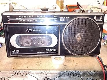 realme buds t100 bluetooth: Sanyo AM/FM Radio Kaset Maqnitofon işlək vəziyyətdədir qiymət sondur — 2