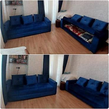 2 eded divan birge 400 azn.Hem acilir həm bazalidir.eni 98sm.Unvan