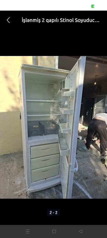 yeni soyducu: Yeni 2 qapılı Biryusa Soyuducu Satılır, rəng - Ağ — 10