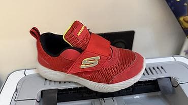 Rəng - Qırmızı Krossovkalar, Skechers, Ölçü: 25, Oğlan üçün