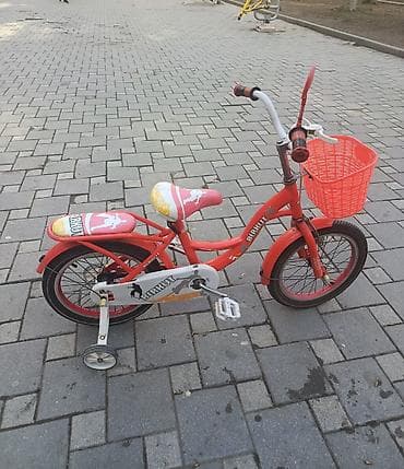 Детский мир: Б/у Двухколесные Детский велосипед 16", скоростей: 1 — 4