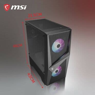 komptel baku: Msi Mag Forge 100R Gaming Case 🔸mid-tower 🔸atx / micro-atx / mini-itx — 3