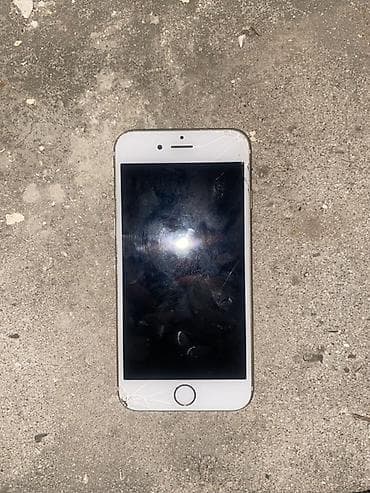 usb iphone: IPhone 6s, 32 GB, Gümüşü, Qırıq — 1