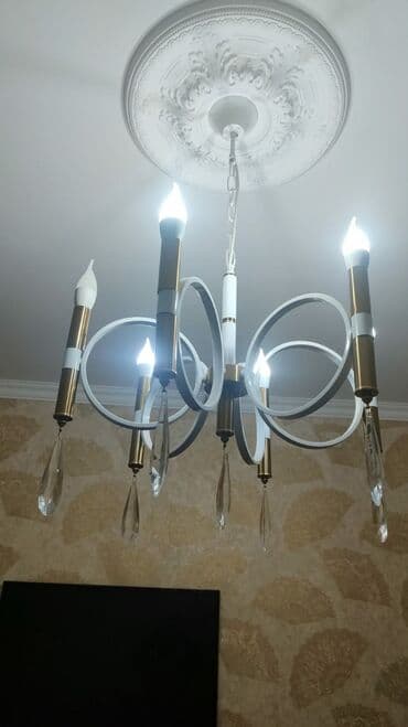 Çılçıraq, 5 lampa, Metal