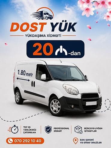 pitminutka daşı: Dost Yük – peşəkar yükdaşıma və usta xidməti Xidmət istiqamətləri: - — 4