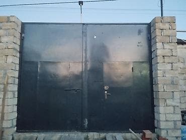 demir setkalar: İşlənmiş Dəmir Həyət darvazası, Yana açılan, Mexaniki, Qapı ilə, rəng - Qara, Kredit yoxdur — 4