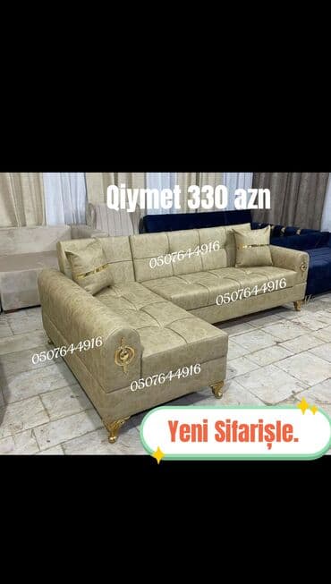 Sifarişlə mebel: Künc divan, Qonaq otağı üçün, Parça, Bazalı, Açılan, Kitab — 8