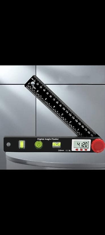 линейка: Elektron ekranı künc ölçən. Qiyməti: 95 azn - 1 ci şəkildə ( gümüşü — 2