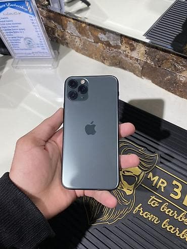 iphone 14 irşad: IPhone 11 Pro, 256 GB, Matte Midnight Green, Face ID — 1