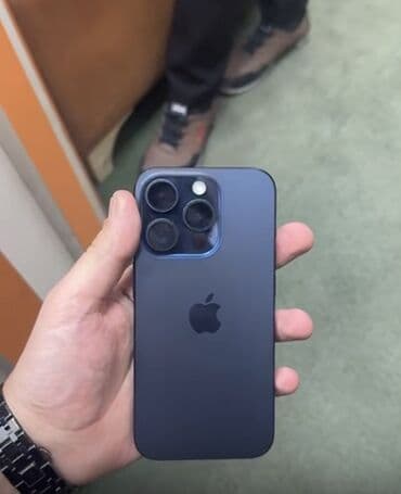 IPhone 15 Pro, 128 GB, Blue Titanium, Face ID