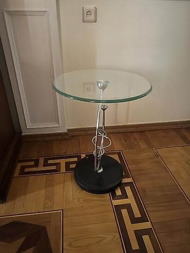 tibbi forma: Şüşə üstlü dekorativ yan masa - Dizayn: Modern/Art-deko üslubunda — 4