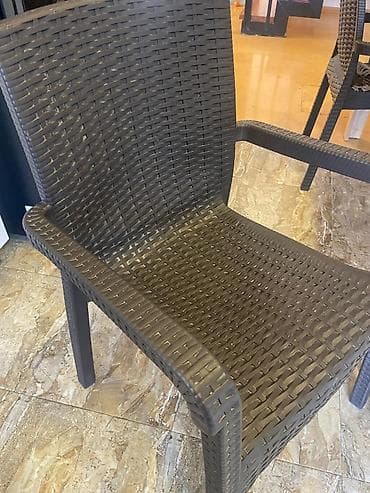 plastik stullar: Mətbəx üçün, Açılmayan, Dördbucaq masa, 6 stul — 3
