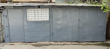 elmlər: Metall qaraj/boksa bənzər anbar sahəsi - Kənardan tam metal — 2