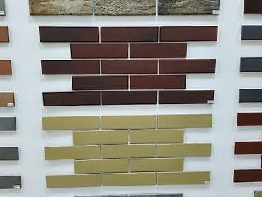 Düzbucaqlı divar/dekor plitələri – keramika/porcelan tipli, “brick”