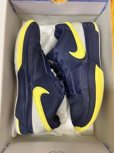 Ayaqqabılar: Nike JA 1 basketbol ayaqqabısı – “Midnight Navy/Light Laser Orange” — 5