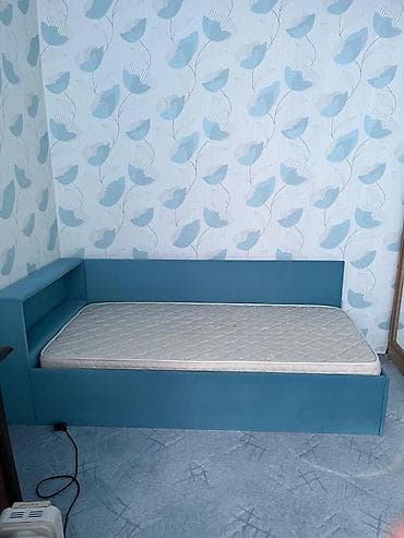 divan krovat: Təknəfərlik çarpayı, Matras ilə, Siyirməsiz — 4