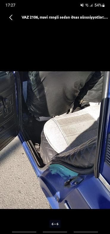 1994 bmw 320: VAZ 2106, mavi rəngli sedan Xüsusiyyətlər: - Kuzov: sedan, mavi rəng — 6