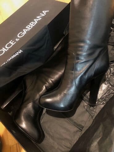 qadın çəkmə: Ölçü: 38, rəng - Qara, Yeni — 6