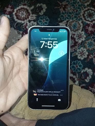 world telecom iphone 12 pro: 64 GB, Natural Titanium, Qırıq — 3