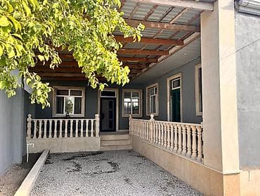 Həyət evi – geniş həyət və üstüörtülü eyvan - Tam hasarlı, dəmir