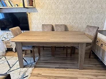 stul ortuyu: Pərladan açılan masa 6 stulla 350 manat.Ela veziyyetdedir .Olcu Bağli — 3