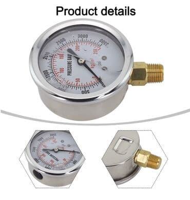 manometr: Manometr. Kod:70325 lkili təzyiq tərəzisi. Həm 0-3500 PSİ, həm də — 2