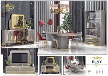 Masa və oturacaq dəstləri: Elay qonaq dəsti, qonaq otağı mebeli, qonaq mebelləri (Oturacaqlar — 1