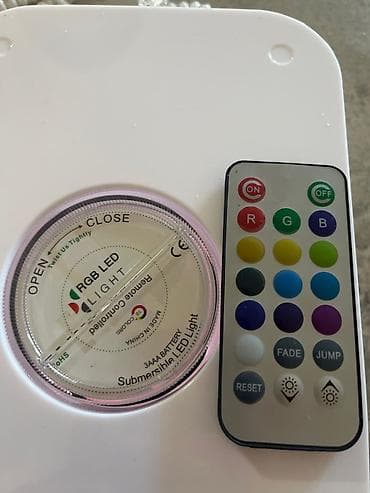 nargile dairesi: LED işıqlı mini şüşə (hookah) baza seti - Stolüstü kompakt nargilə — 2
