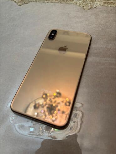 azercell data kart: IPhone Xs Max, 256 GB, Qızılı, Barmaq izi — 1