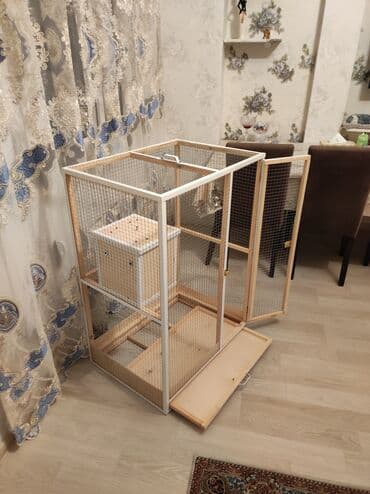 xamyak qəfəs: Papuqay,dovşan,hamster,şinşila,bildirçin,cücə,xamyak,pişik,quş,tısbağa — 3