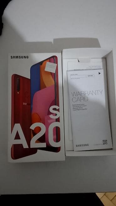 telefon akse: Samsung Galaxy A20s, 32 GB, rəng - Qırmızı — 2