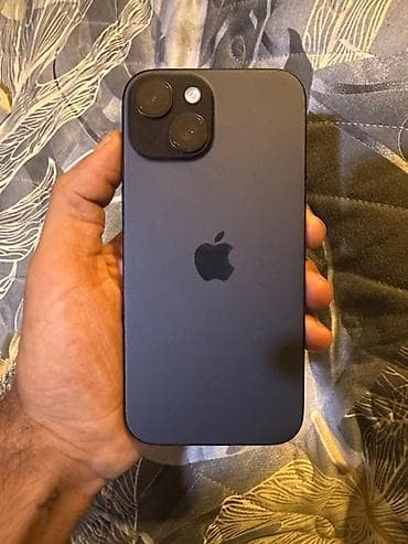 IPhone 15, 256 GB, Jet Black, Zəmanət, Kredit, Qırıq — 2