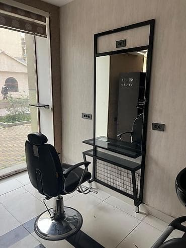 goz muncuqu sekilleri: Bərbər iş yeri dəsti – kreslo və güzgülü stol - Peşəkar — 1