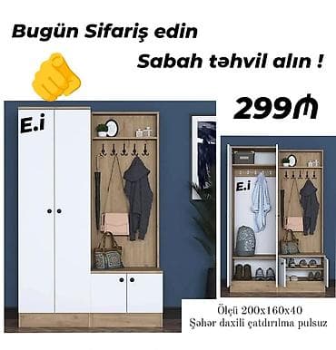 televizor alti dizayn: Yeni, 2 qapılı, Ağ, Digər material, Açılan, Düz dolab — 1