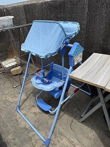 Uşaq dünyası: Yeni kimidir. Usaq oturmadi deye satilir. Uşaq yelləncəyi – “Baby — 1