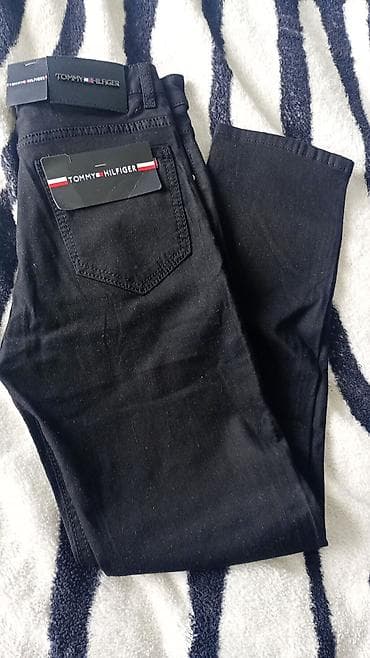 Üst geyimləri: Tommy Hilfiger kişi cins şalvarı – qara rəng yenidir heç heyinilməyib — 1
