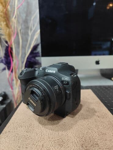 Видеонаблюдение: Canon EOS R7 + RF 50mm f/1.8 Çox az istifadə olunub, cəmi 4000 — 5
